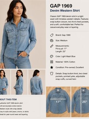 GAP Denim shirt